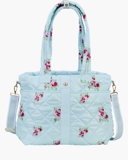 Oliver Thomas Wanderlust Tote Sky Blue Bouquet Floral Totes in at Wrapsody