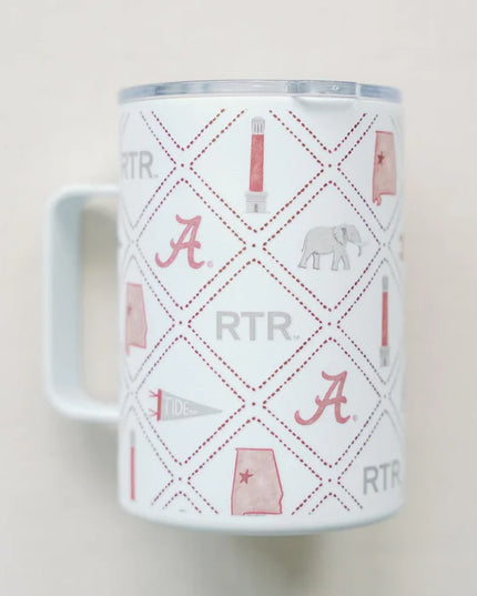 Alabama Icons Watercolor 16oz Mug