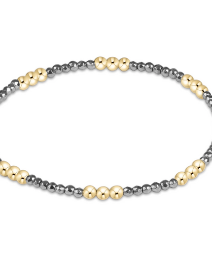 Enewton Joy 2mm Bracelet Faceted Silver Hematite