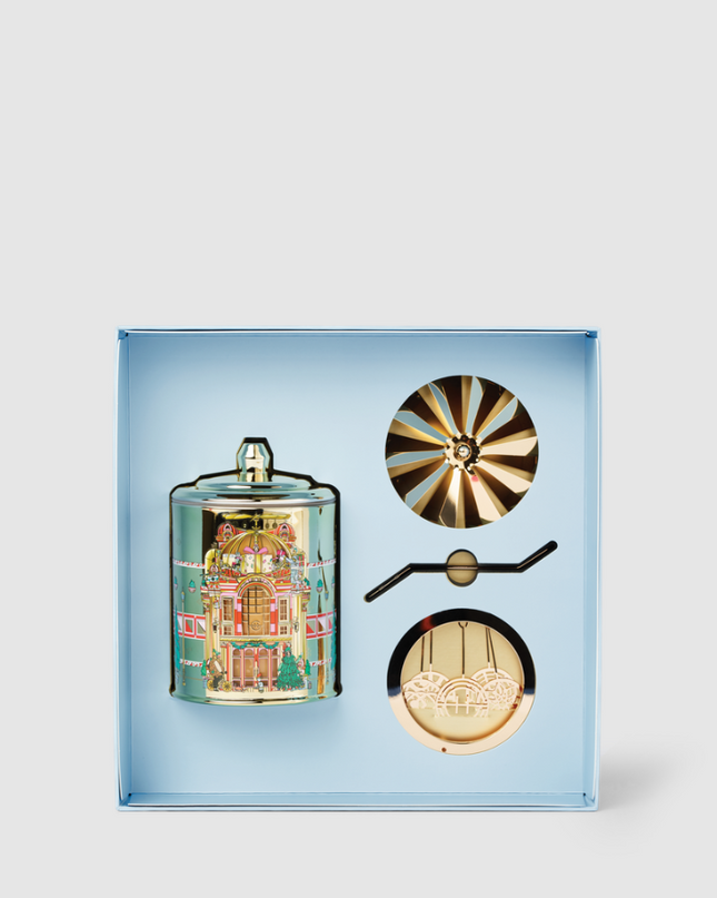 Glasshouse Candle 13.4oz Music City Magic Spinning Carousel Set Candles in at Wrapsody