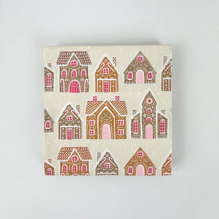 Gingerbread House Cocktail Napkins Napkins in at Wrapsody
