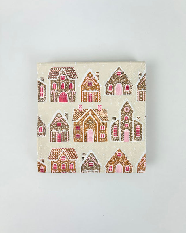 Gingerbread House Cocktail Napkins Napkins in at Wrapsody