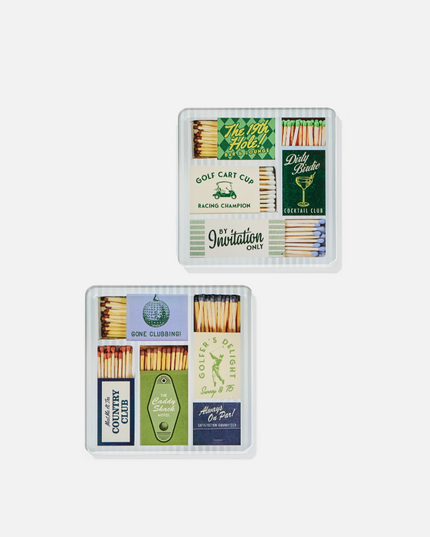 Golf Matchbook Acrylic Coaster Home Decor in at Wrapsody