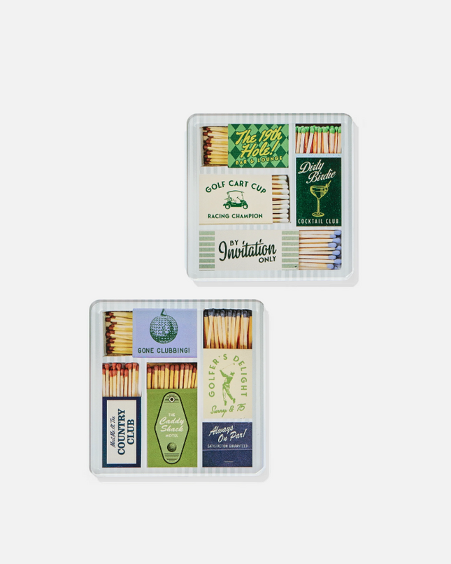 Golf Matchbook Acrylic Coaster Home Decor in at Wrapsody