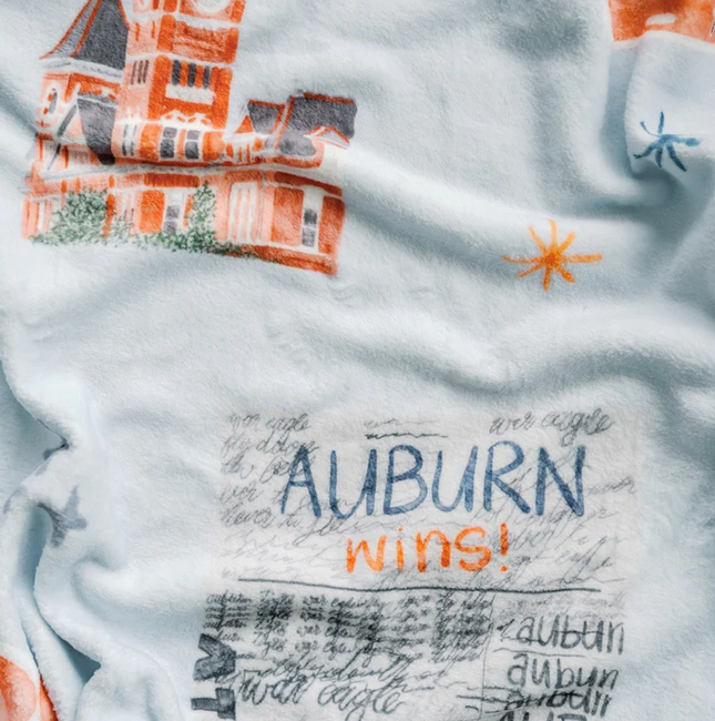 Auburn University Blanket Blankets & Throws in at Wrapsody