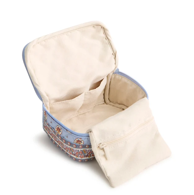 Vera Bradley Blue Leaf Jewelry Case Travel Accessories in at Wrapsody