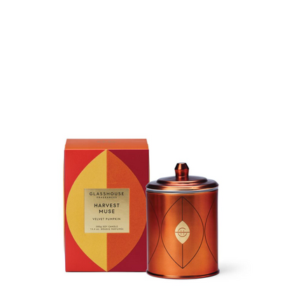 Glasshouse Candle 13.4oz Harvest Muse Candles in at Wrapsody