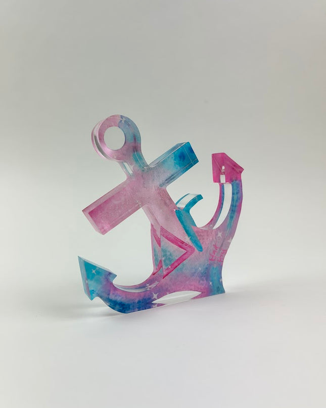 Sorority Acrylic Art Block Greek in Delta Gamma at Wrapsody