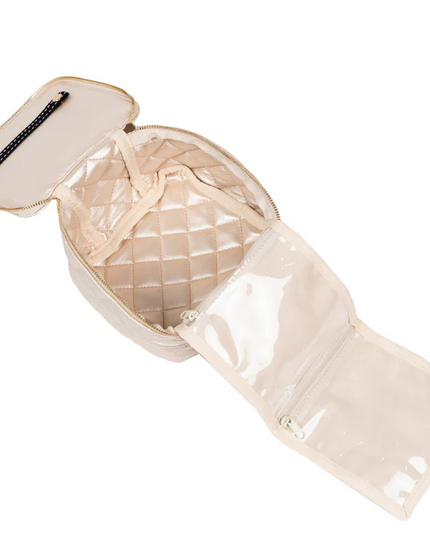 Scout Hidden Gem Quilted Champagne Travel Accessories in at Wrapsody