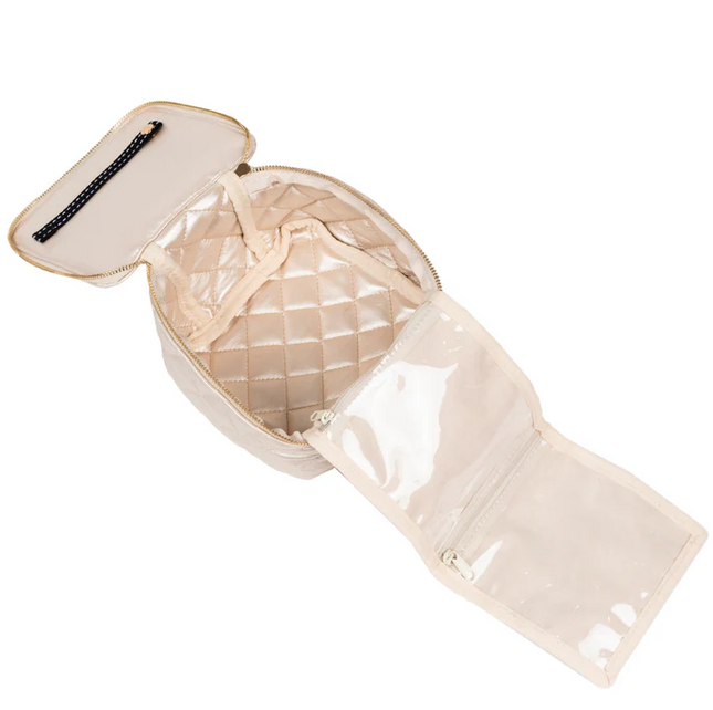 Scout Hidden Gem Quilted Champagne Travel Accessories in at Wrapsody
