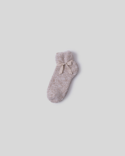 Barefoot Dreams Tennis Socks Heathered Stone Loungewear in at Wrapsody