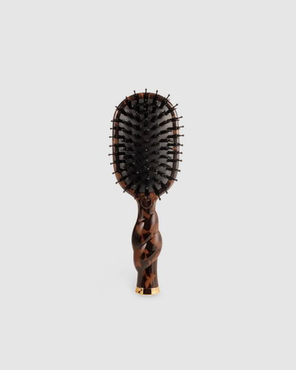 Teleties Boar Bristle Tortoise Mini Brush