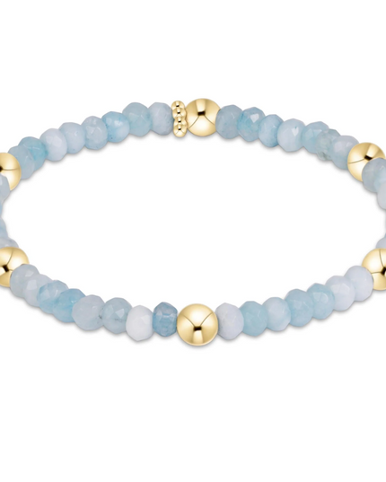 Enewton Presence Gemstone 4mm Bracelet Aquamarine