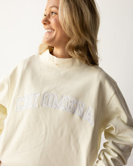 Sorority Terry Mockneck Sweatshirt