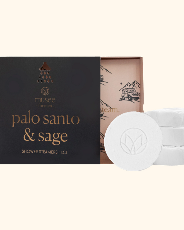 Musee Palo Santo & Sage Shower Steamers Bath & Body in at Wrapsody