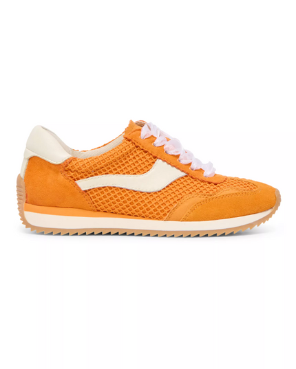 Woven Mesh Orange Sneakers Shoes in 6 at Wrapsody