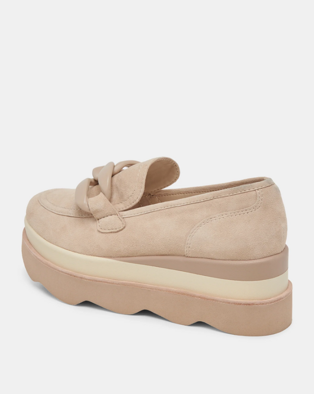 Jaksen Loafers in Suede Dune Shoes in  at Wrapsody