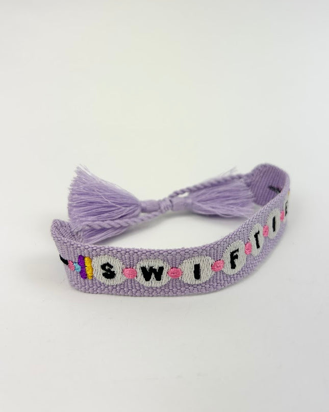 Swiftie Friendship Woven Bracelet Bracelets in  at Wrapsody