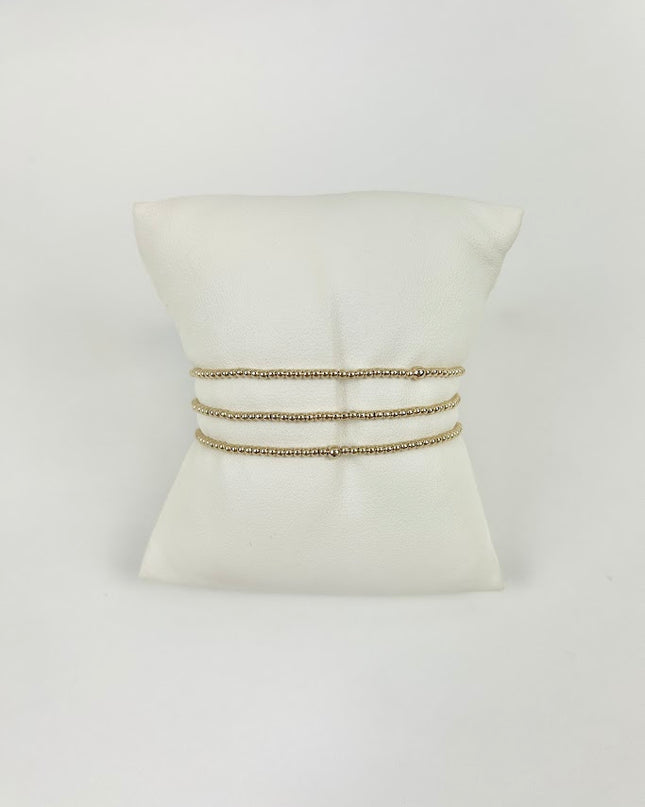 Enewton Classic Gold Bracelet 2mm Bracelet Stack Bracelets in at Wrapsody