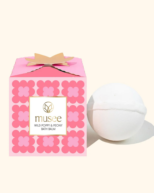 Musee Wild Poppy & Peony Luxe Bath Bomb