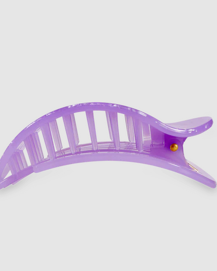 Teleties Lavender Mist Round Flat Clip Large Hair Accessories in at Wrapsody