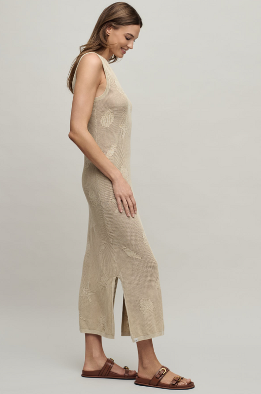 Barefoot Dreams Stone Motif Midi Dress