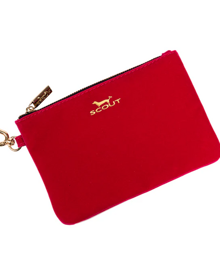 Scout The Carly Pink Velvet Travel Accessories in at Wrapsody