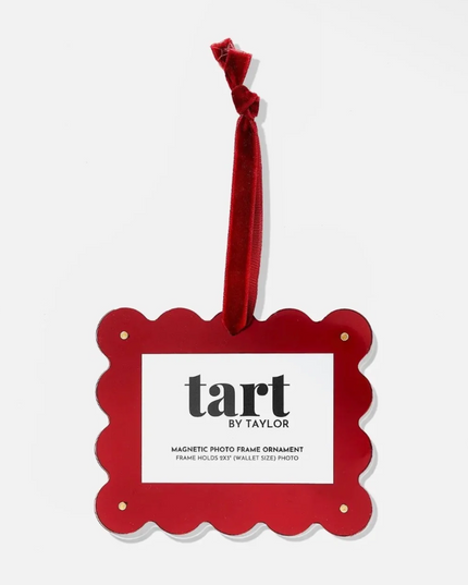 Acrylic Chrome Red Frame Ornament Home Decor in at Wrapsody