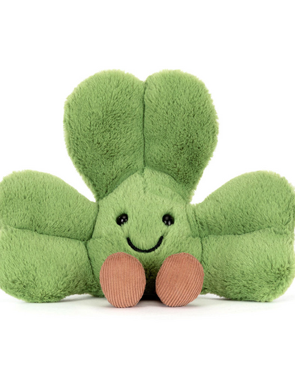 Jellycat Amusables Siofra Shamrock Soft Toys in at Wrapsody