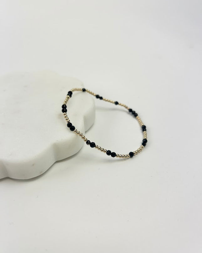 Enewton Hope Unwritten Gemstone Bracelet - Faceted Onyx Bracelets in  at Wrapsody