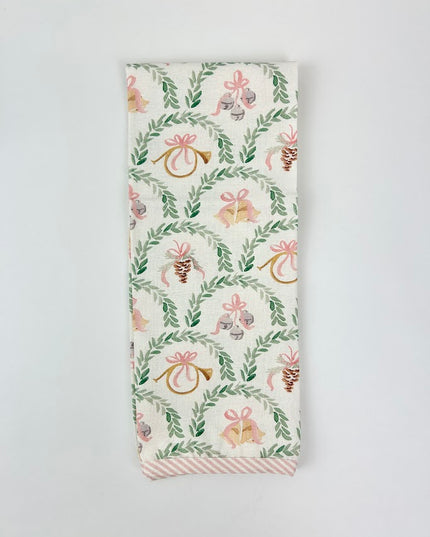 Holiday Cheer Tea Towel Kitchen Towels in at Wrapsody