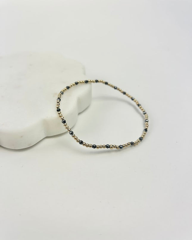 Enewton Sincerity 2mm Bracelet - Faceted Hematite Bracelets in  at Wrapsody