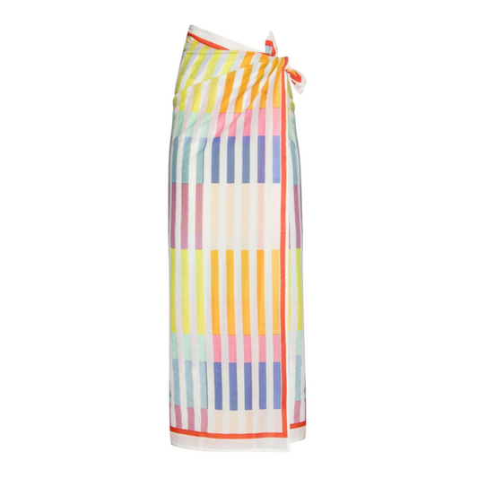 Sarong - Rainbow Stripe Outerwear in  at Wrapsody