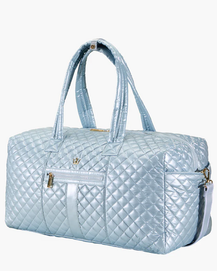 Oliver Thomas 24/7 Weekender Duffle Sky Blue Metallic Luggage in at Wrapsody