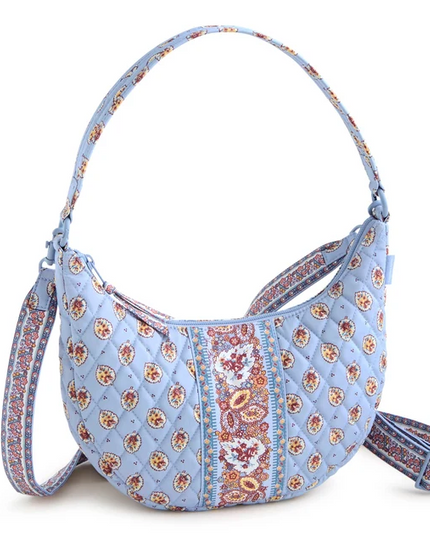 Vera Bradley Blue Leaf Clara Convertible Shoulder Bag