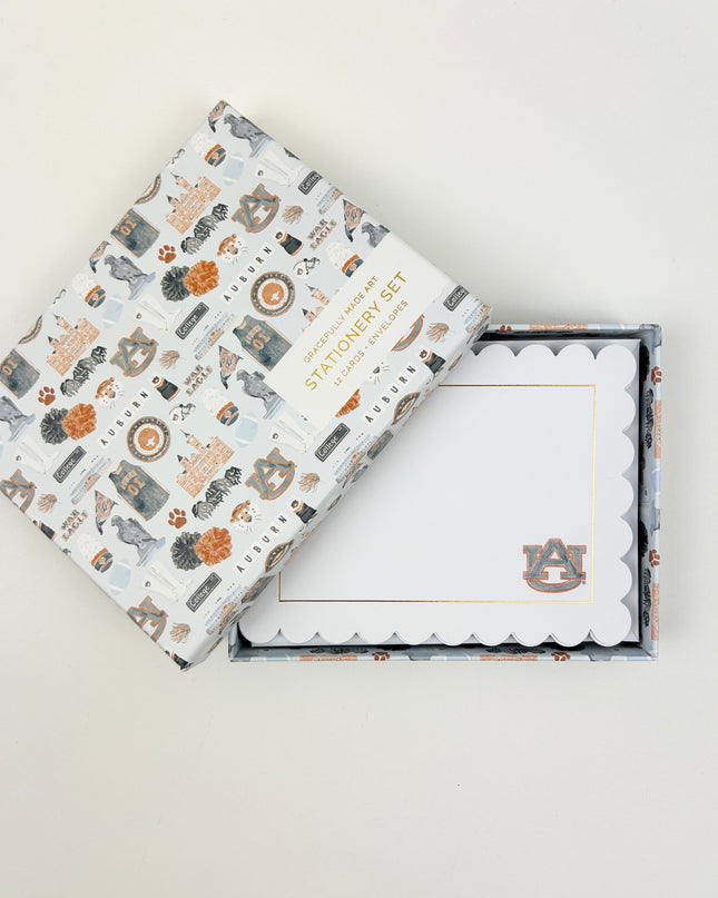 Auburn Boxed Notecards Set Paper in  at Wrapsody