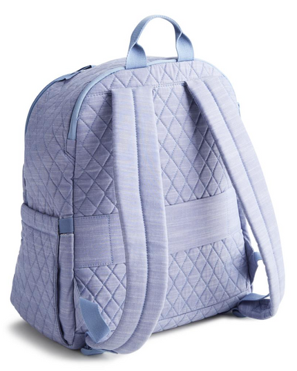 Vera Bradley Blue Chambray Bancroft Backpack