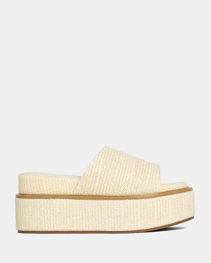 Lexie Bone Platform Sandals Shoes in 6 at Wrapsody
