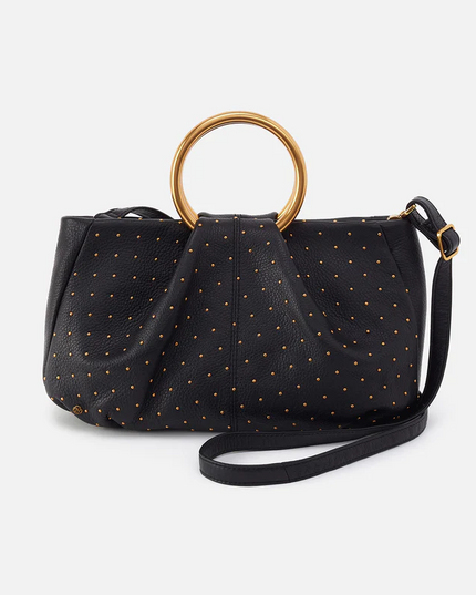 Hobo Shelia Ring Satchel in Black Handbags in  at Wrapsody