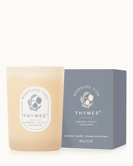 Thymes Poured Candle Morning Tide Candles in at Wrapsody