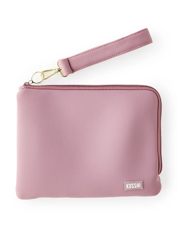 Wristlet Pouch Mauve Travel Accessories in at Wrapsody