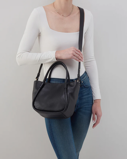 Hobo Margot Satchel in Black Handbags in  at Wrapsody