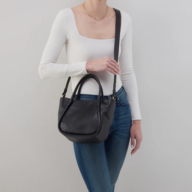 Hobo Margot Satchel in Black Handbags in  at Wrapsody