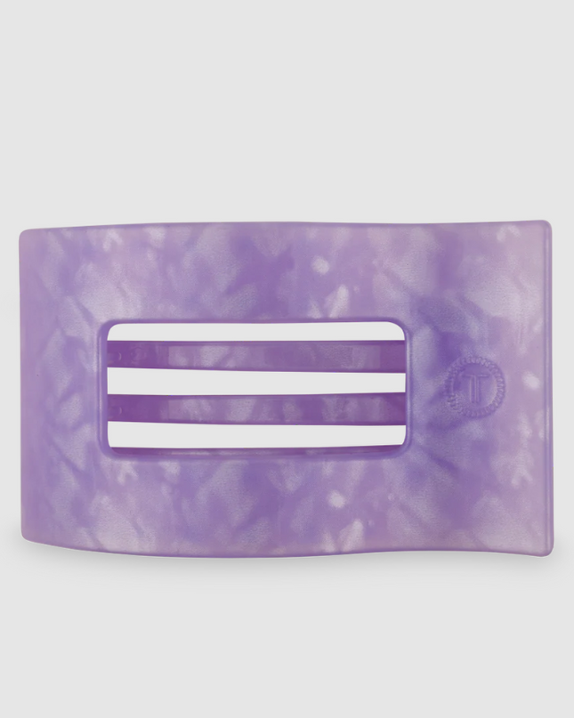 Teleties Lavender Mist Rectangle Flat Clip Large Hair Accessories in at Wrapsody