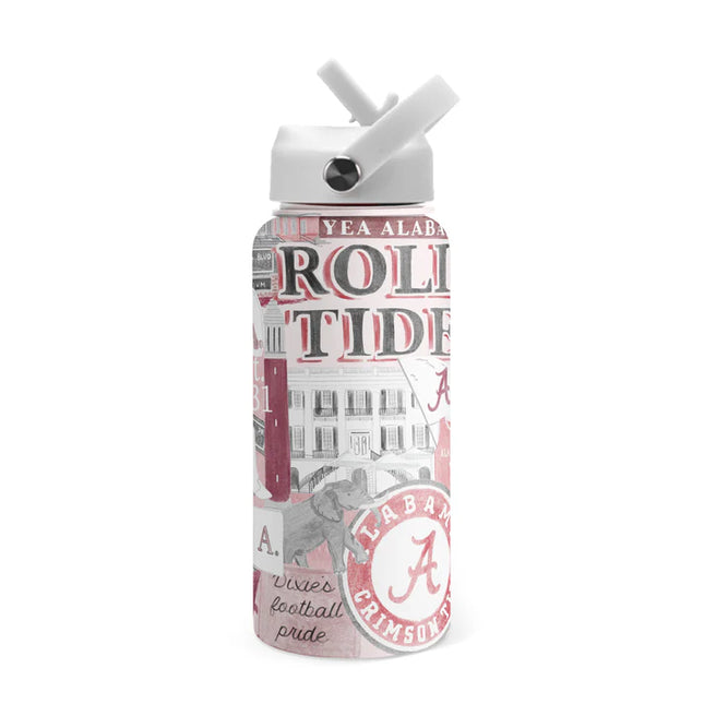 University Of Alabama Insulated Bottle 32oz Drinkware in at Wrapsody