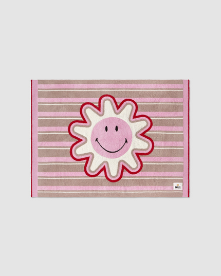 Barefoot Dreams CozyChic Smiley Stripe Blanket Blankets & Throws in at Wrapsody
