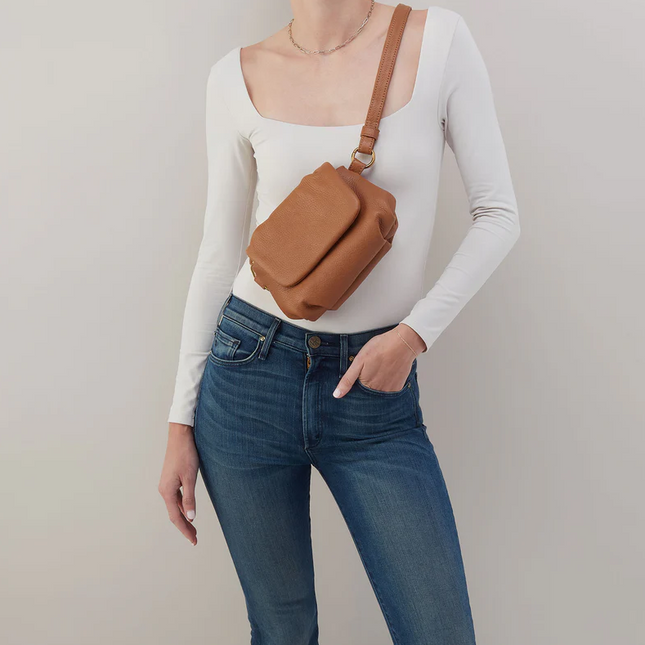 Hobo Harley Crossbody Sling in Warm Honey Handbags in  at Wrapsody