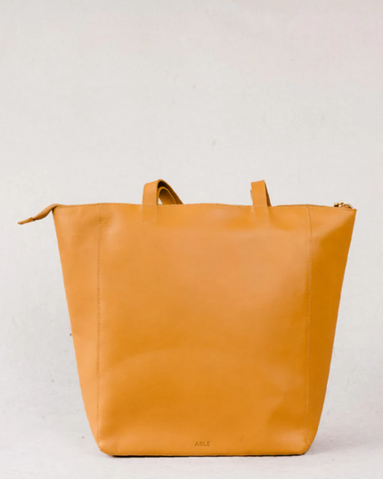 Able Lari Tote - Cognac Totes in  at Wrapsody