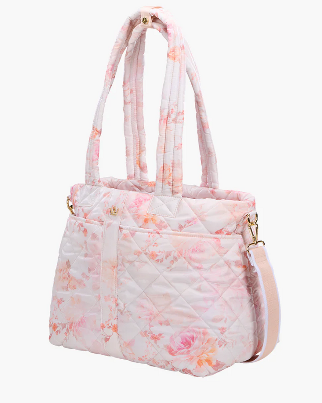 Oliver Thomas Wanderlust Tote Petal Pink Rose Print Totes in at Wrapsody
