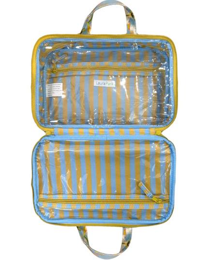 Laura Park English Garden Blue Travel Case Travel Accessories in at Wrapsody
